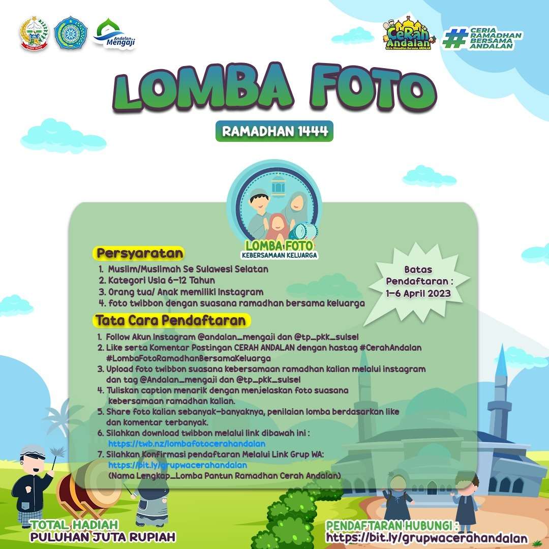 Usung Tema Cerah Andalan, Pemprov Sulsel Akan Gelar Festival Ramadan