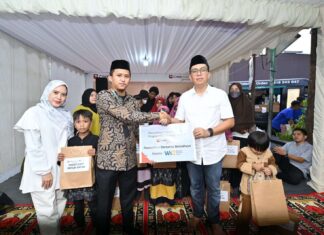 CIMB Niaga Makassar Gelar Buka Puasa Bersama Anak Yatim dan Serahkan Dana Kebajikan