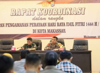 Gelar Rakor Bersama Pemkot, Polrestabes Makassar Siap Amankan Perayaan Idul Fitri