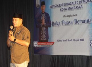 Bukber Demokrat Makassar, Legislator DPRD Adi Rasyid Ali Minta Bacaleg Terus Bergerak ke Masyarakat