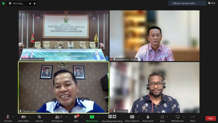 Gelar Kuliah Umum, FH Unhas Hadirkan Pakar dari Vrije Universiteit Amsterdam fh unhas