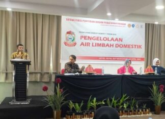 Hadiri Sosialisasi Peraturan, Direktur IPAL PDAM Makassar Beri Info Terkait Pengelolaan Air Limbah Domestik