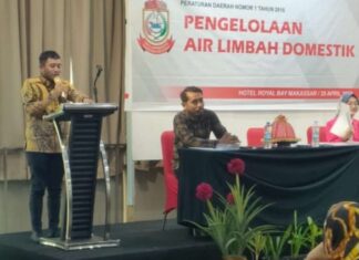 PDAM Makassar Hadiri Sosialisasi Perda, Bahas Soal Pengelolaan Air Limbah Domestik