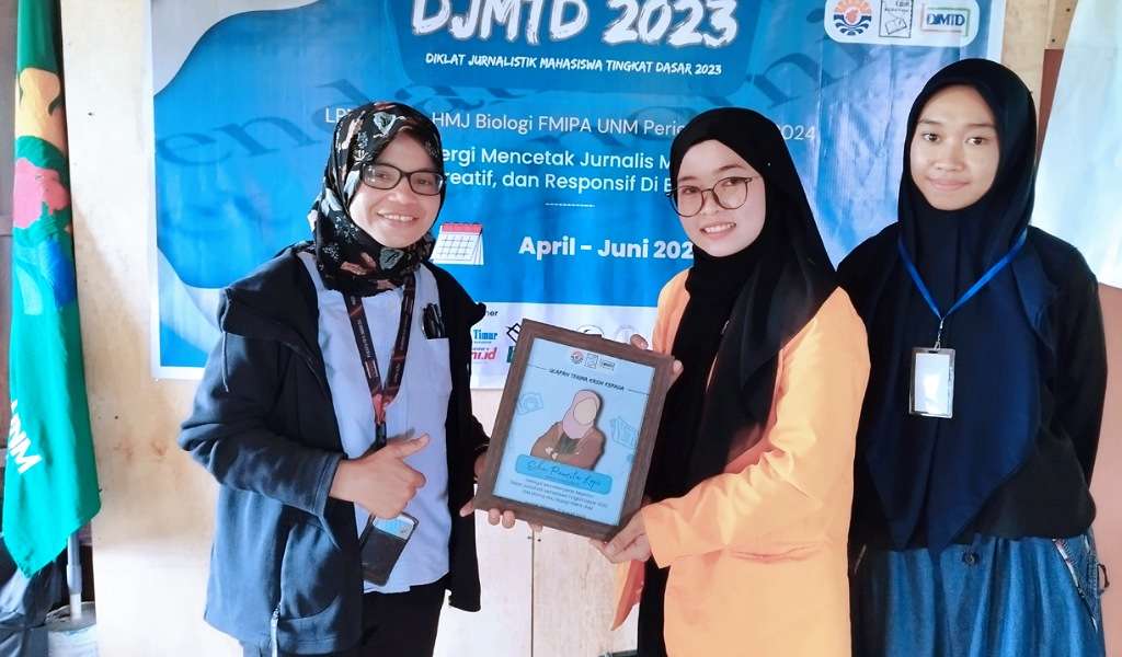 Gelar DJMTD 2023, LPM BIOma FMIPA UNM Beri Pemahaman Kejurnalistikan ke Puluhan Peserta