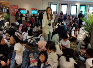 Momen Ramadan 2023, Briton English Education Ajak Ratusan Siswa dan Anak Panti Nobar dan Buka Bersama