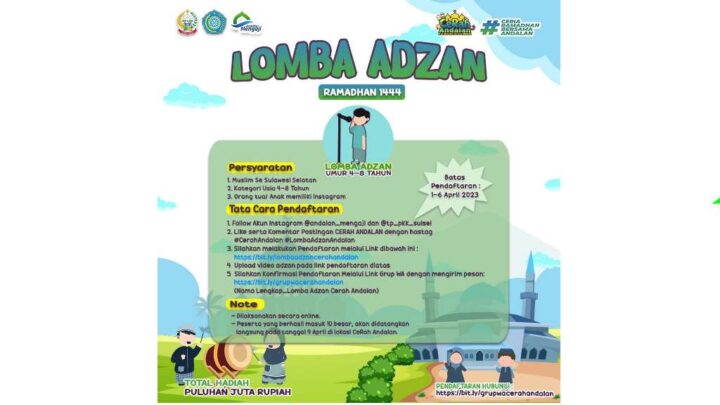 Usung Tema Cerah Andalan, Pemprov Sulsel Akan Gelar Festival Ramadan Pemprov Sulsel