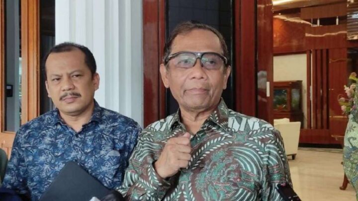 Jawaban Mahfud MD Soal Kabar Akan Jadi Cawapres Anies Baswedan mahfud md anies baswedan