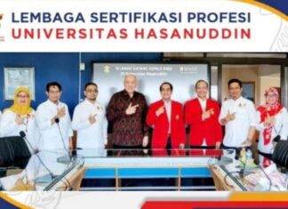 LSP Unhas Berhasil Peroleh Pendanaan Pelaksanaan Sertifikasi Kompetensi Kerja dari BNSP