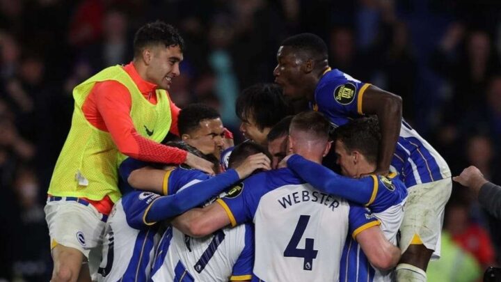 Hasil Liga Inggris: Manchester United Takluk Lewat Gol Penalti Brighton di Masa Injury Time brighton