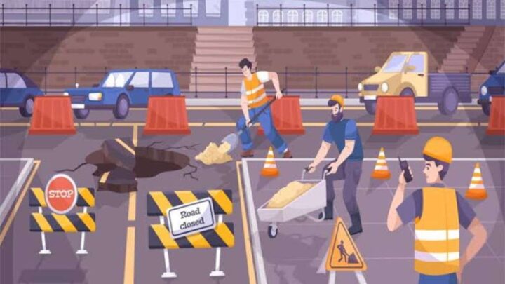 Mendadak Perbaiki Jalanan Rusak di Lampung, Netizen Beri Usul Jokowi Lakukan Inspeksi jalan rusak lampung