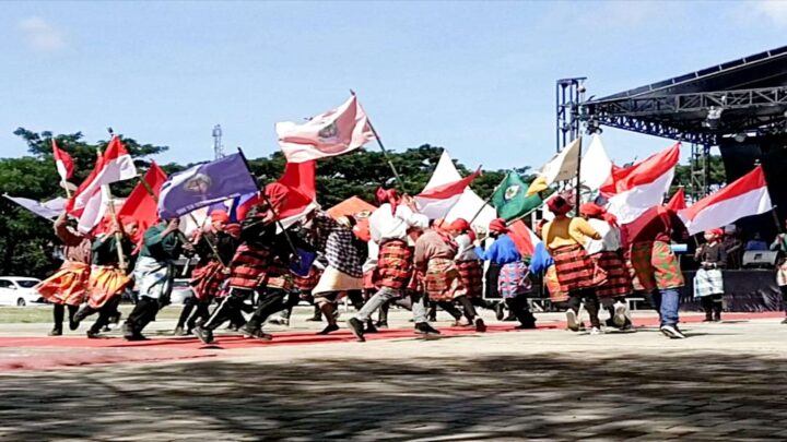 200 Orang Putra Putri Butta Turatea Gelorakan Tari Kolosal di Hari Jadi Ke-160 Jeneponto Butta Turatea
