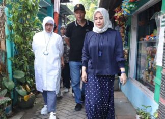 Wakil Wali Kota Makassar Fatmawati Rusdi Kunjungi Kawasan Kumuh Bontomarannu