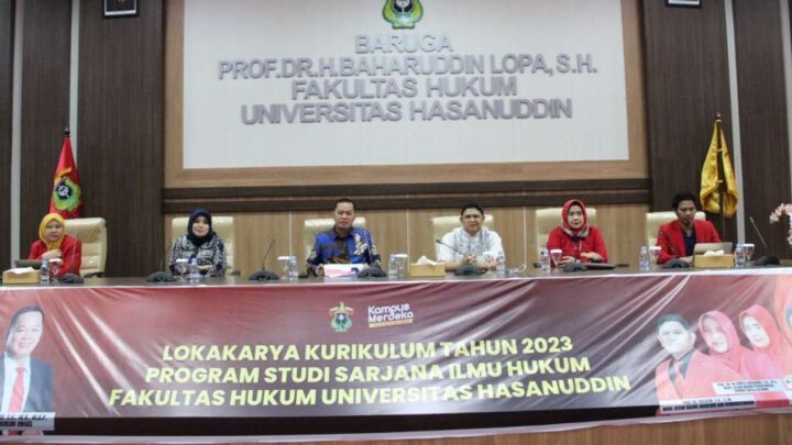 Prodi Sarjana Ilmu Hukum FH Unhas Gelar Lokakarya Kurikulum 2023 sarjana ilmu hukum