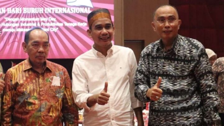 Ketua DPRD Makassar Rudianto Lallo Ajak Perusahaan dan Buruh Saling Support ketua dprd makassar