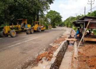 Pemprov Sulsel Melakukan Penanganan Rekonstruksi Jalan Rusak di HM Yasin Limpo Gowa