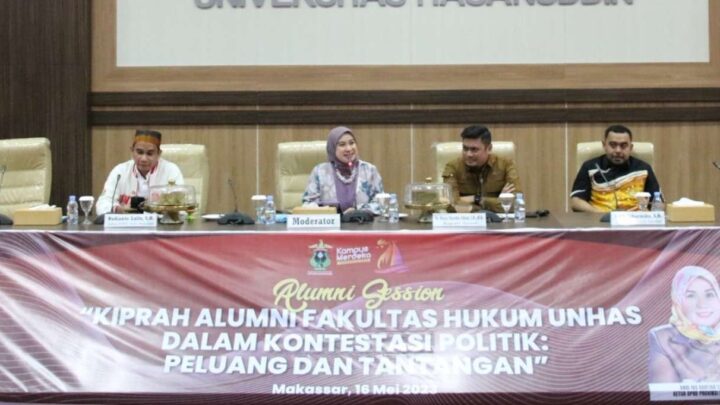 Ketua DPRD Makassar Rudianto Lallo dan Bupati Gowa Hadiri Talkshow Alumni di Fakultas Hukum Unhas dprd makassar