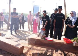 Wali Kota Danny Pomanto Pantau Progres Pembuatan Pinisi di CPI Makassar