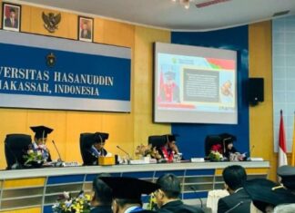 Unhas Kukuhkan Tiga Guru Besar Baru Fakultas Hukum