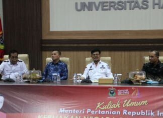 Mentan RI Syahrul Yasin Limpo Hadiri Kuliah Umum di FH Unhas