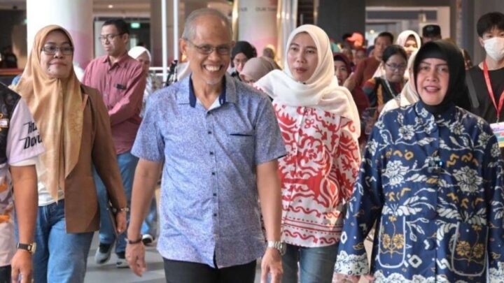 Bunda PAUD Kota Makassar dan 32 Kepsek Disambut Menteri Singapura Masagos Zulkifli bunda paud makassar