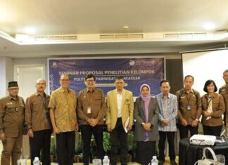 P3M Poltekpar Makassar Gelar Seminar Proposal Penelitian Institusi dan Kelompok Dosen
