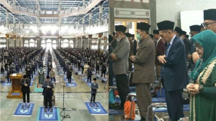 Soal Shalat Ied Campur Shaf Wanita Pria, Pendiri Ponpes Al-Zaytun Berikan Jawaban Menohok shaf wanita pria