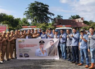Tiran Indonesia Beri Bantuan Ambulance untuk Dua Kecamatan di Konawe Utara