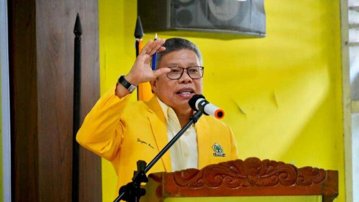Sampaikan Hasil Rakernas, TP Tegaskan Kader Golkar Sulsel Solid Untuk Airlangga Hartarto TP