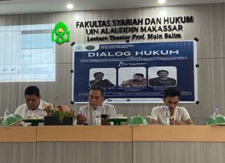 Dialog Hukum Dewan Eksekutif Mahasiswa FSH UINAM Bahas Soal Pengawasan Pemilu