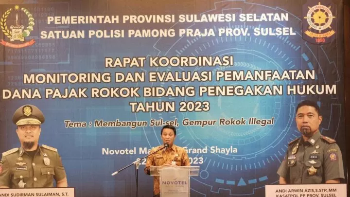 Pemprov Sulsel Akan Tindak Tegas Penjual dan Importir Rokok Ilegal Pemprov Sulsel