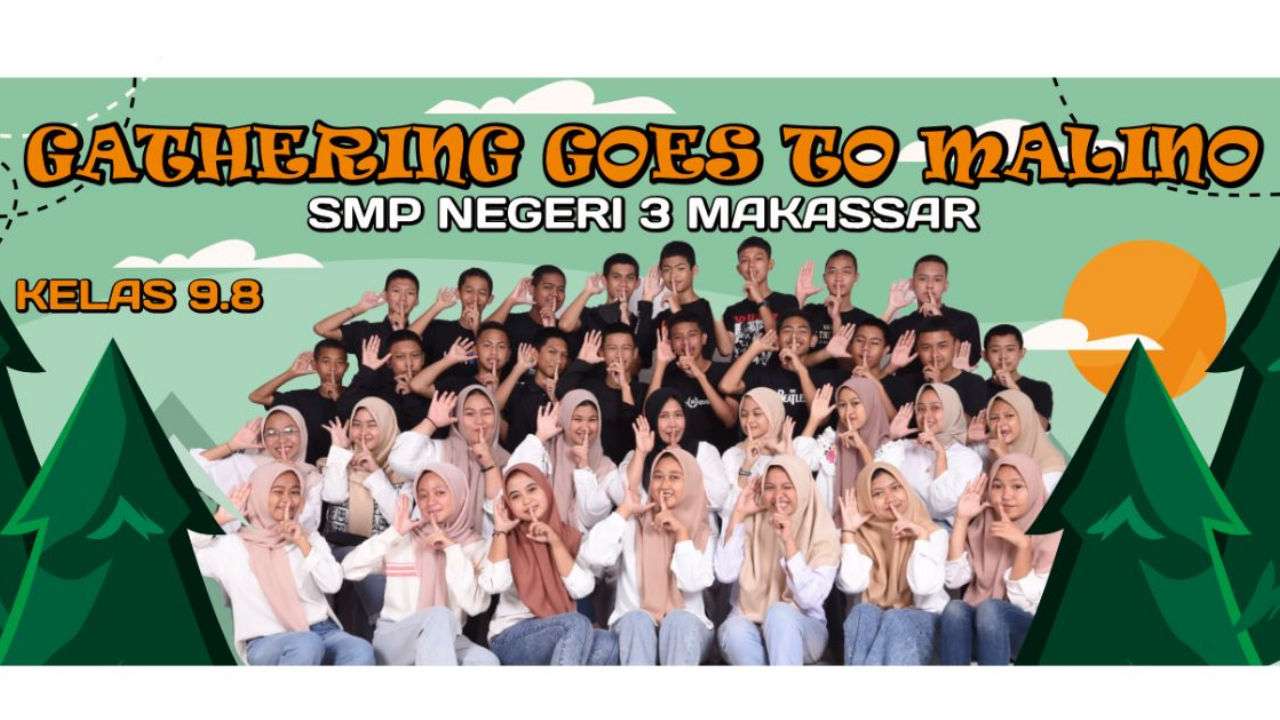 Liburan di Malino, Siswa SMP 3 Makassar Manfaatkan Fasilitas Villa AAK House