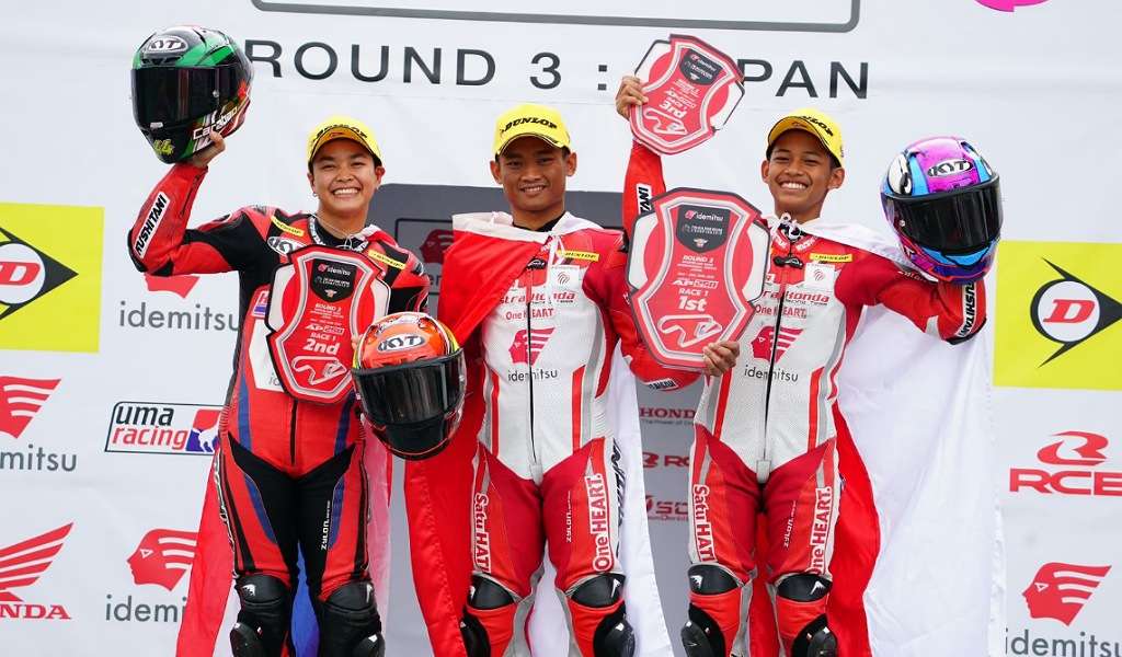 Astra Honda Racing Team Nggak Ada Obatnya, Lagi-lagi Dominasi Podium ARRC Jepang