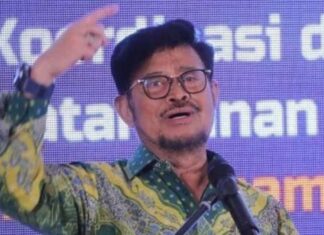 mentan syahrul yasin limpo