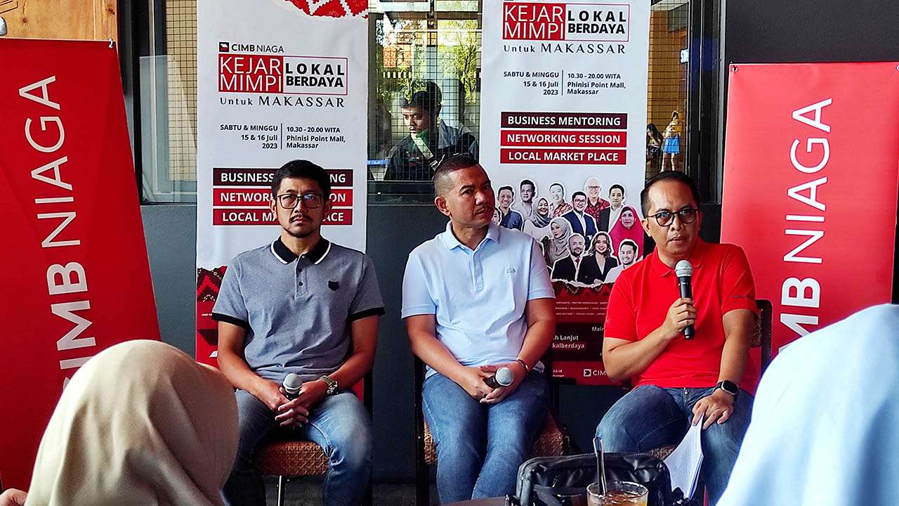 CIMB Niaga Kolaborasi HIPMI di Makassar, Beri Mentoring Usaha Lokal Agar Naik Kelas
