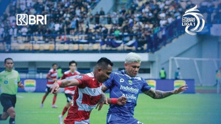 Hasil BRI Liga 1: Tuan Rumah Persib Bandung Ditahan Imbang Madura United 1-1 bri liga 1