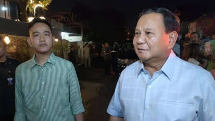 Prabowo Subianto bertemu Gibran Rakabuming/detikcom prabowo gibran