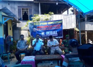 Reses Anggota DPRD Pangkep di Sibatua, Kapolsek dan Babinkamtibmas Turut Hadir