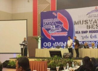 Andi Datariansyah Indra Hamzah Resmi Jabat Ketua IKA SMPN 13 Makassar