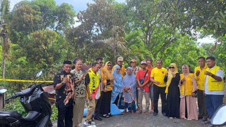 Golkar Parepare Salurkan Bantuan ke Korban Kebakaran Golkar Parepare