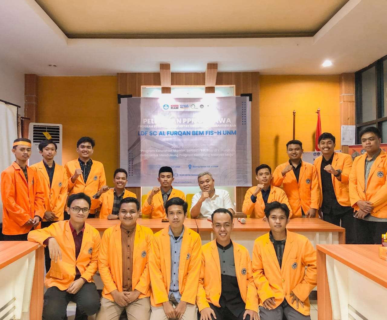 Tim PPK Ormawa LDF SC AL Furqan BEM FIS-H UNM Resmi Dilepas, Dekan FIS-H UNM: Berikan Pengabdian Terbaik Kepada Masyarakat