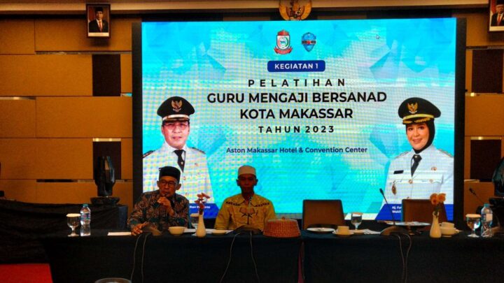 Dosen Sastra Arab UMI Sebagai Pemateri Pelatihan Guru Mengaji Bersanad Kota Makassar 2023 sastra arab umi