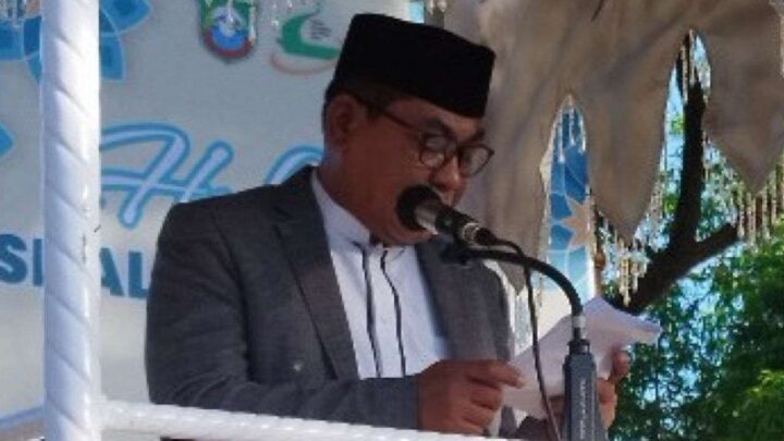 Shalat Idul Fitri di Alun-alun Pangkep, Ketua DPRD Bacakan Sambutan Bupati DPRD Pangkep