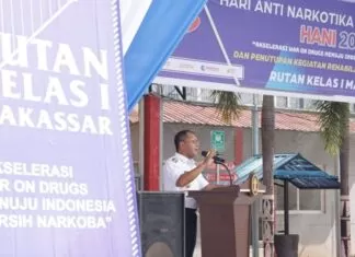 Daany Pomanto Ungkap 3 Pendekatan Pencegahan Narkoba Saat HANI 2023 di Rutan Kelas I Makassar