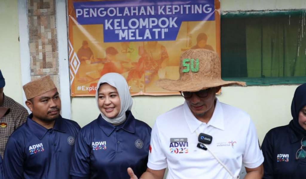 Menparekraf Resmikan Wisata Lantebung Makassar sebagai 75 Desa Wisata Terbaik ADWI 2023