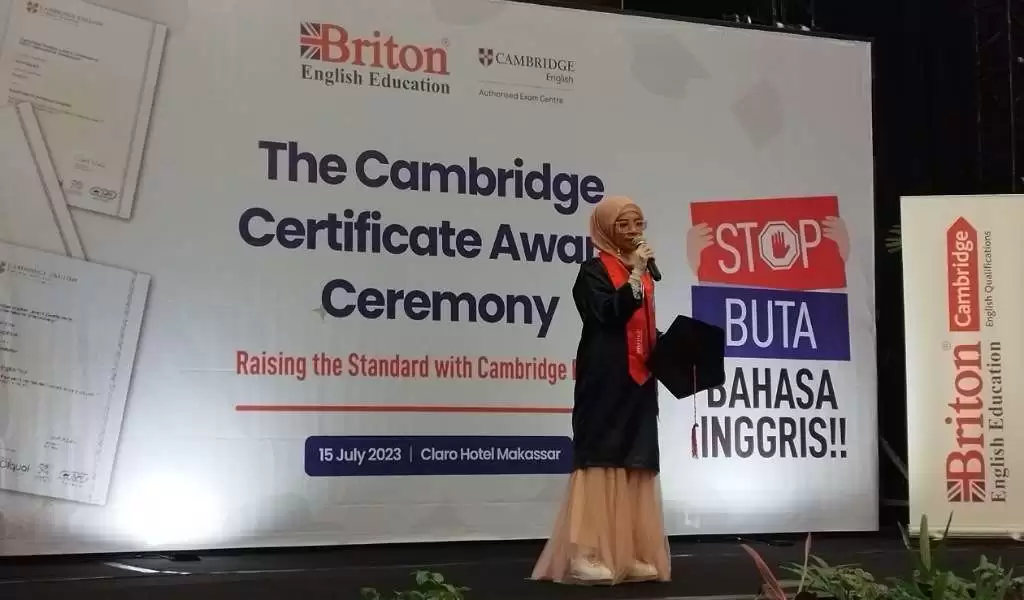 Selamat! Ratusan Siswa Briton Makassar Terima Sertifikat Dari Cambridge English Language Assessment