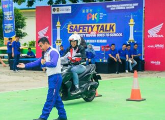 Asmo Sulsel Tanamkan Disiplin Berlalu Lintas Kepada Pelajar