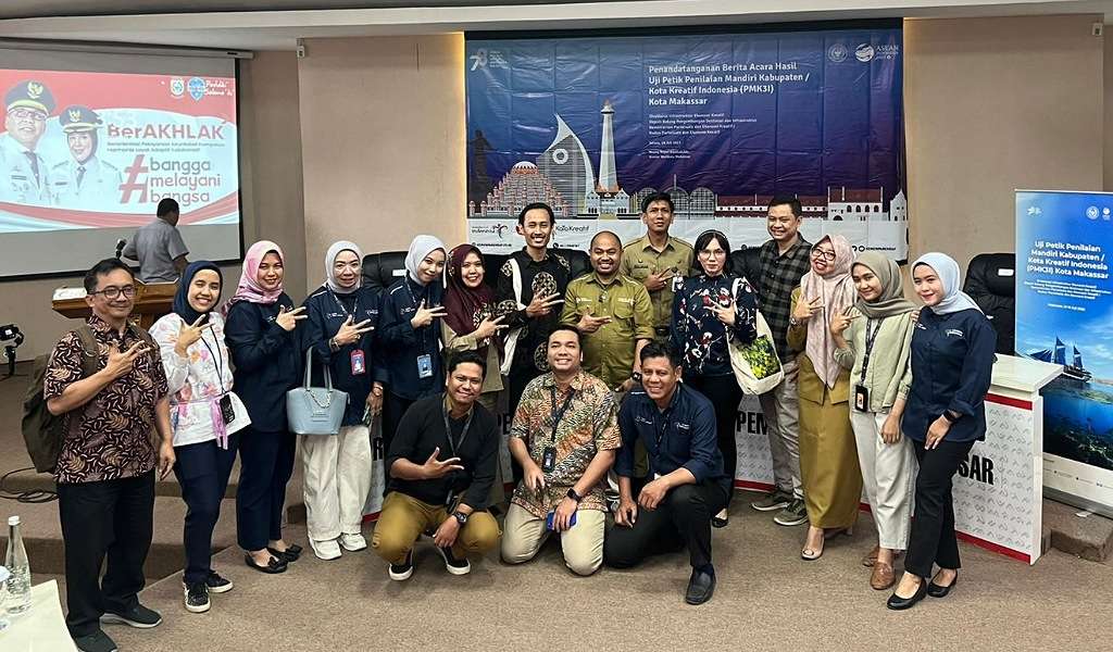 Kemenparekraf RI Bersama Pemkot Makassar Tanda Tangani Berita Acara Hasil Uji Petik PMK3I