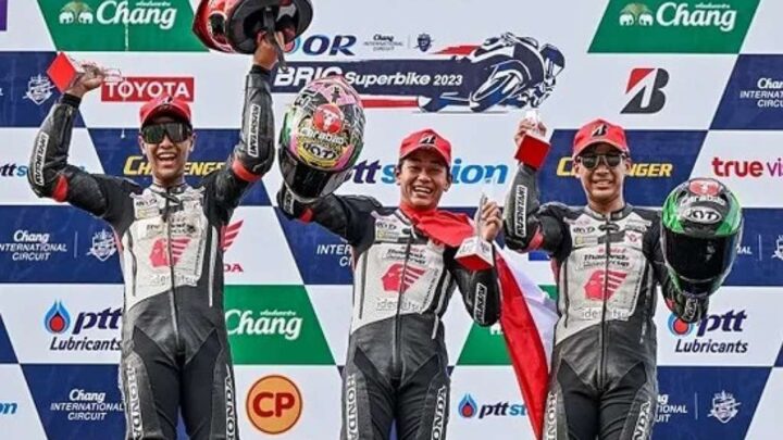 Merah Putih Berkibar di Thailand Usai Pebalap Astra Honda Raih Podium Tertinggi Ajang TTC Merah putih berkibar