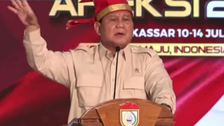 Prabowo di Rakernas Apeksi 2023: Negara Lain Tidak Suka Nelayan Indonesia Tangkap Ikan di Negeri Sendiri kondisi fisik prabowo