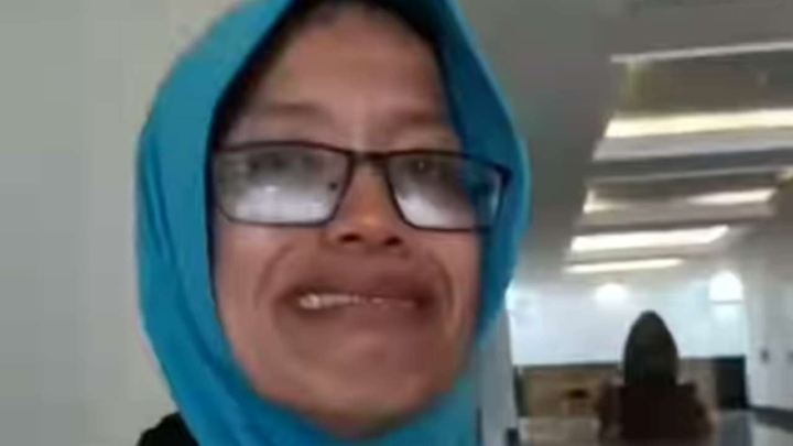 wanita menangis di polda sumut